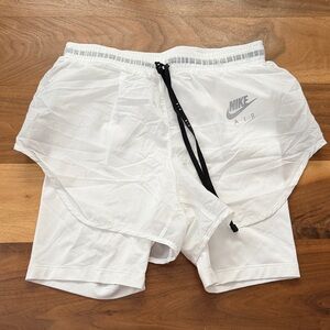 Nike Air White Running Shorts